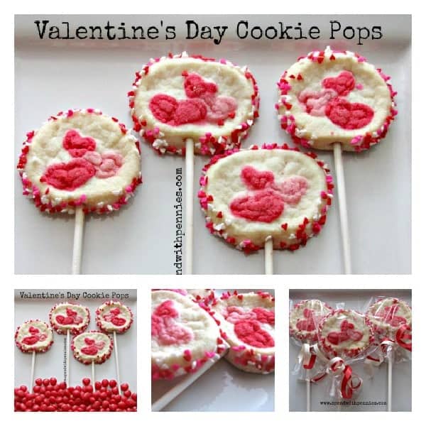Valentines Day Cookie Pops Recipe