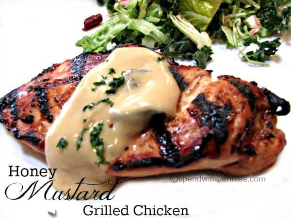 honey mustard grilled chicken