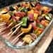 marinated veggies skewers