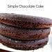 simple chocolate cake