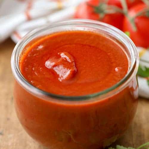 Enchilada Sauce served in a jar