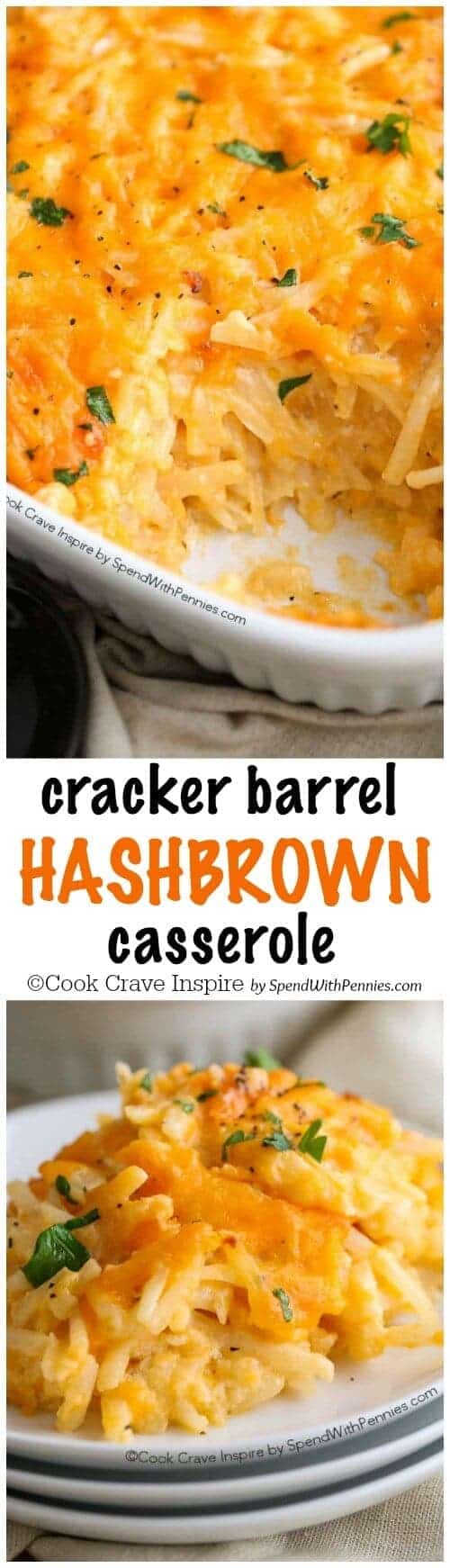 Copy Cat Cracker Barrel Hashbrown Casserole recipe