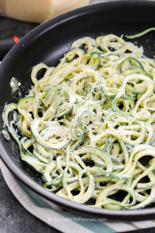 Easy Zoodles (Zucchini Noodles) Spend With Pennies