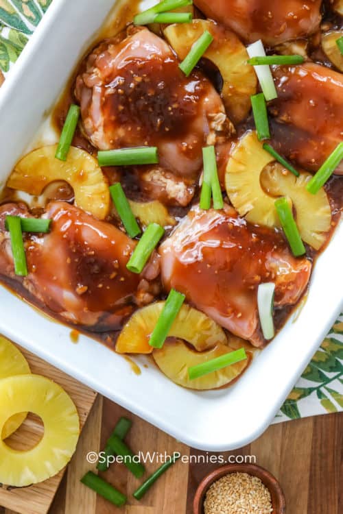 Pineapple Teriyaki Chicken Spend With Pennies
