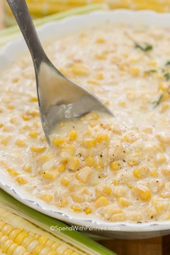 Homemade Creamed Corn - Spend With Pennies