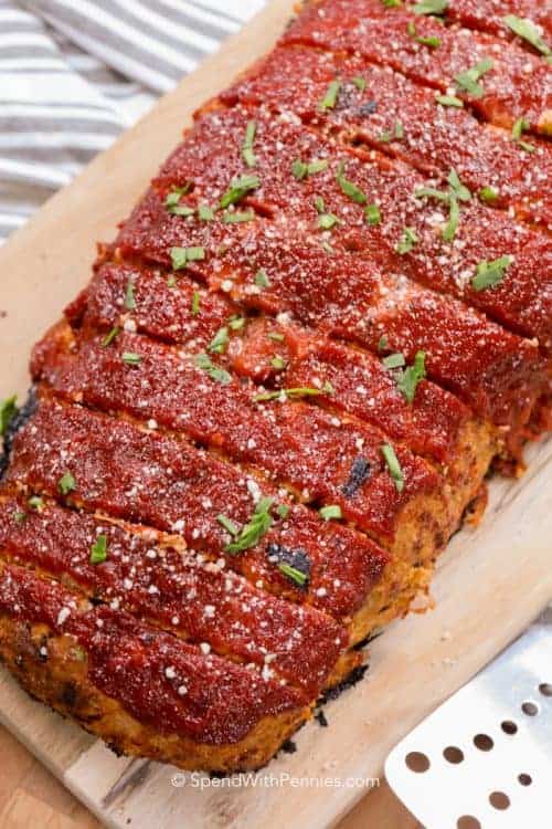 Easy Turkey Meatloaf {Moist} Spend with Pennies