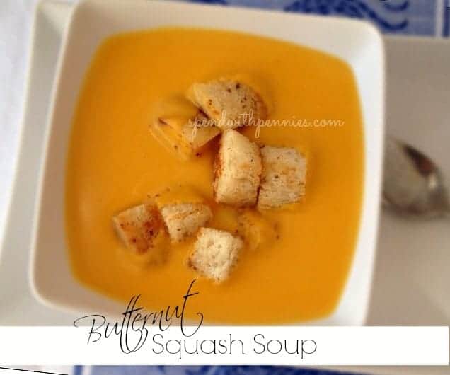 Butternut Squash Soup - Spend With Pennies