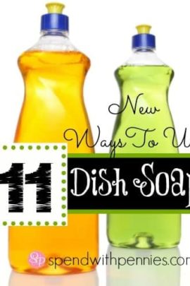 2 bottles of dish soap