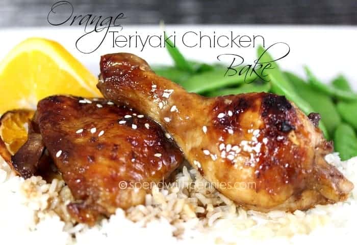 orange teriyaki chicken bake