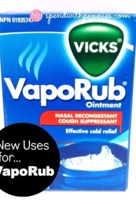 Vicks(R) VapoRub box