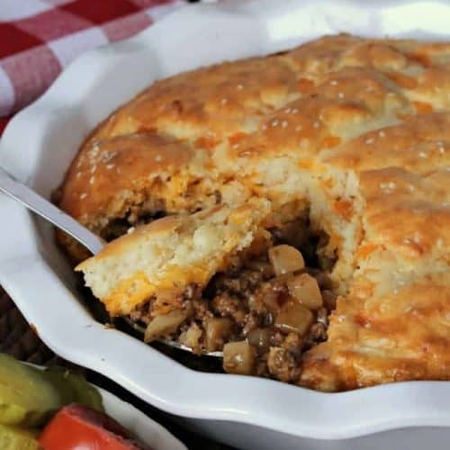 Cheeseburger Pot Pie {Extra Cheesy!} Spend With Pennies