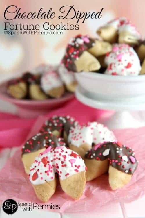Chocolate Covered Fortune Cookies Spend With Pennies