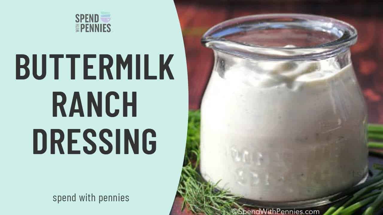 Buttermilk Ranch Dressing Spend With Pennies