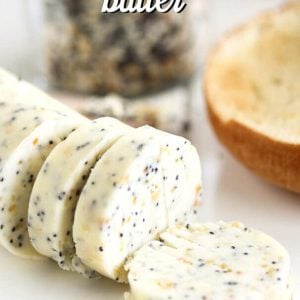 everything seasoned butter sliced