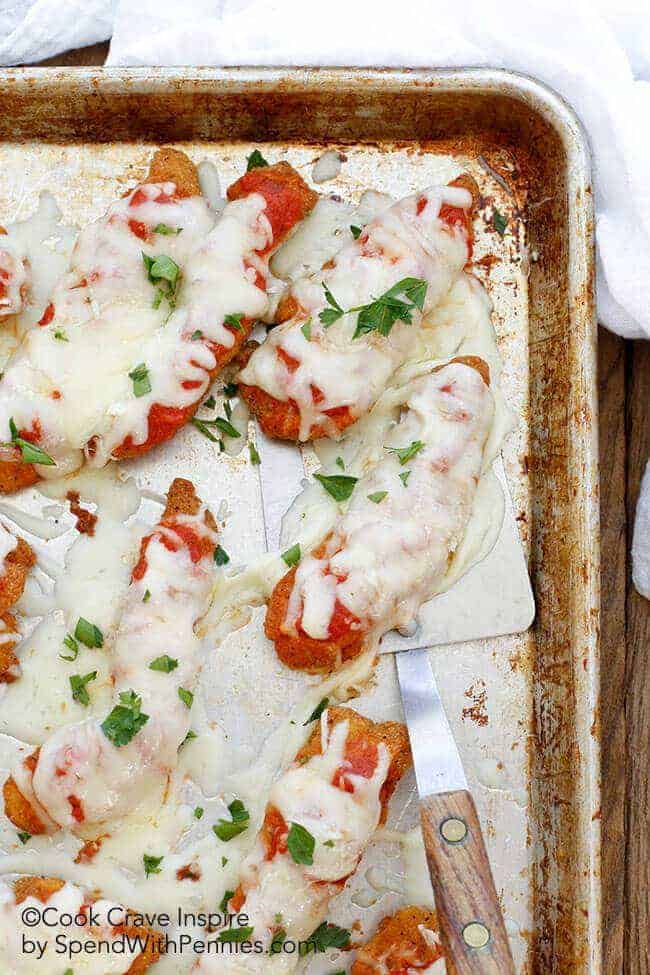 Air Fryer Chicken Parmesan - Spend With Pennies