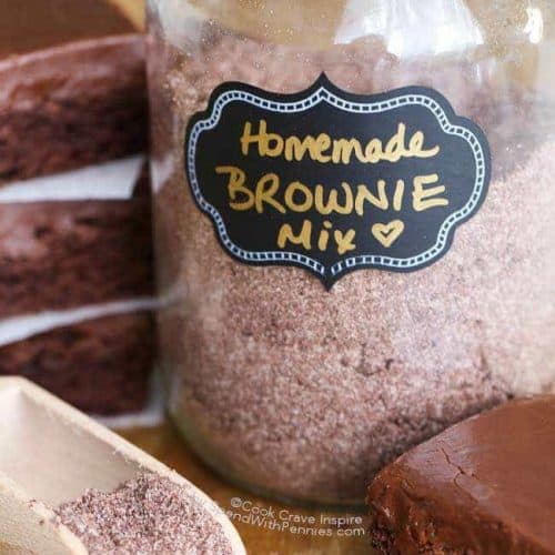 Homemade Brownie Mix {Made From Scratch} - Spend With Pennies