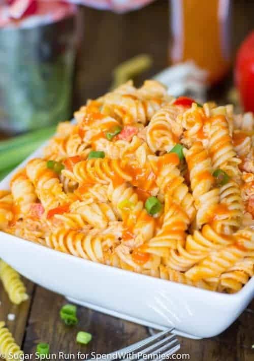 Buffalo Chicken Pasta Salad Spend With Pennies