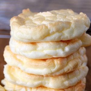 Stack of Cloud Bread pieces