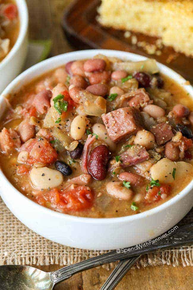 Ham And Bean Soup With Canned Beans