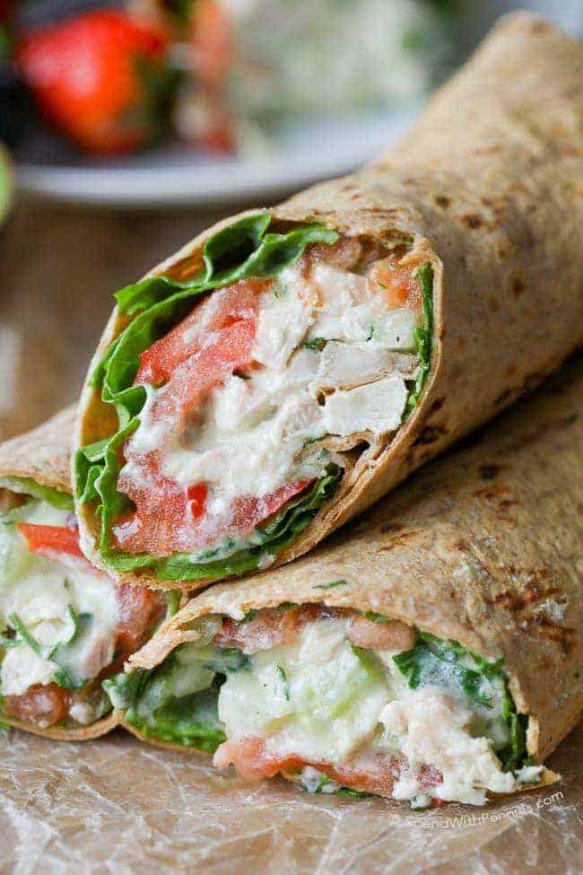 Chicken Ranch Wraps