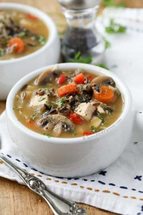 Chicken Wild Rice Soup (no cream) Spend With Pennies