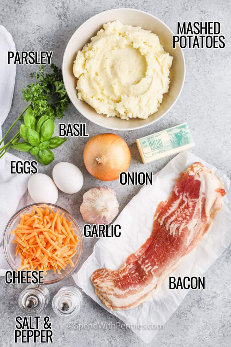 Loaded Mashed Potato Cakes