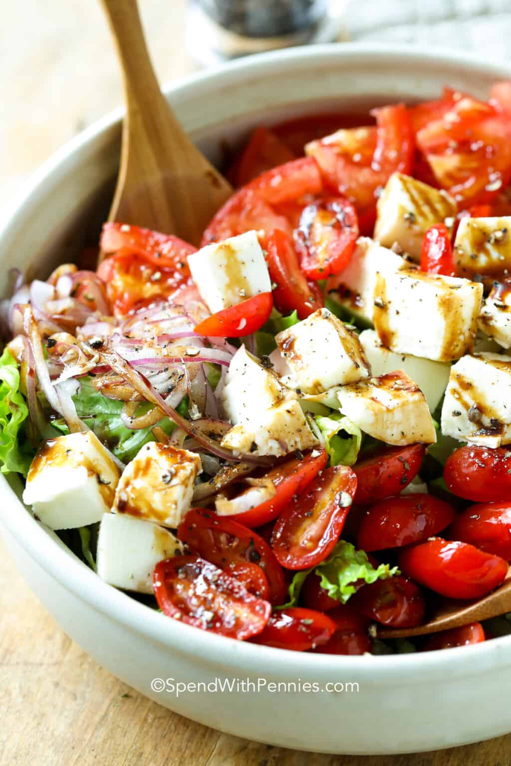 Tomato Mozzarella Salad Spend With Pennies