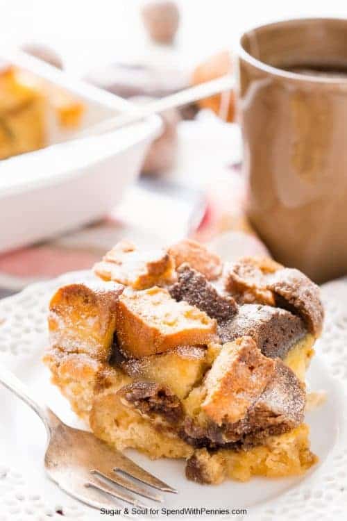 Cake Donut Bread Pudding Spend With Pennies