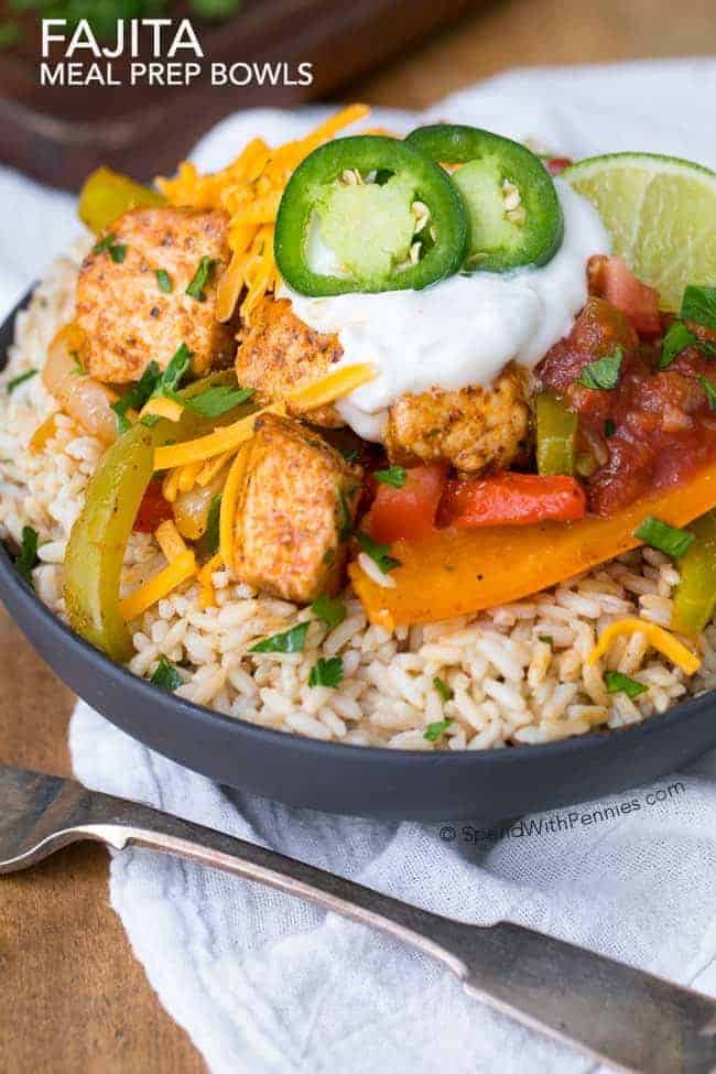 Chicken and Rice Meal Prep Bowls