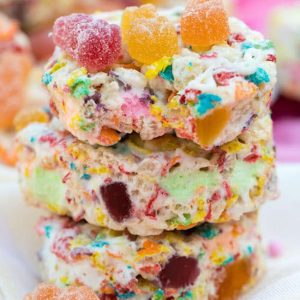 Stack of Crispy Marshmallow Eggs