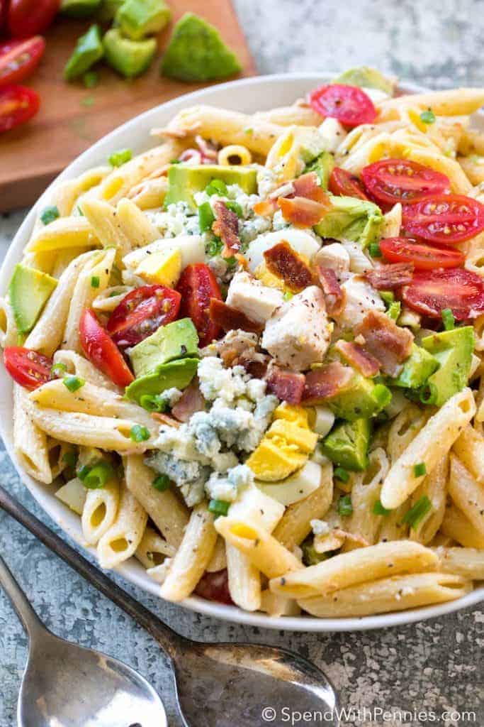 Easy Greek Pasta Salad - Spend With Pennies