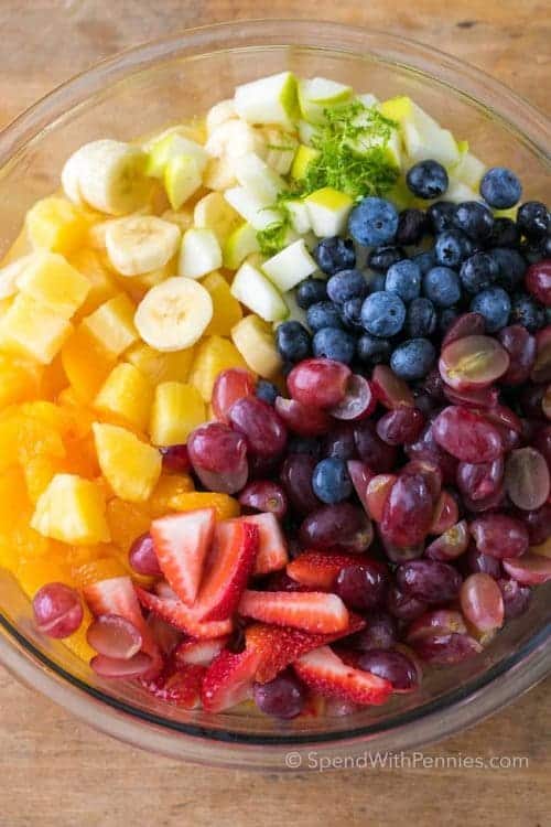 Vanilla Pudding Fruit Salad Spend With Pennies