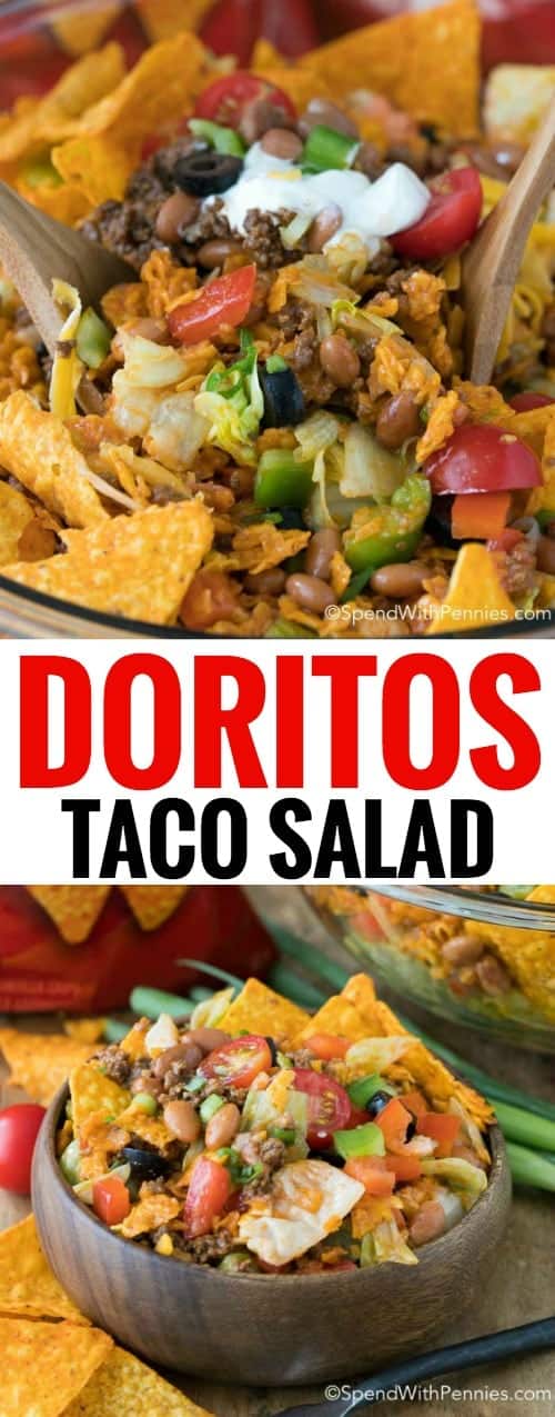 Dorito Taco Salad - Spend With Pennies