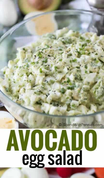 avocado Egg Salad with text