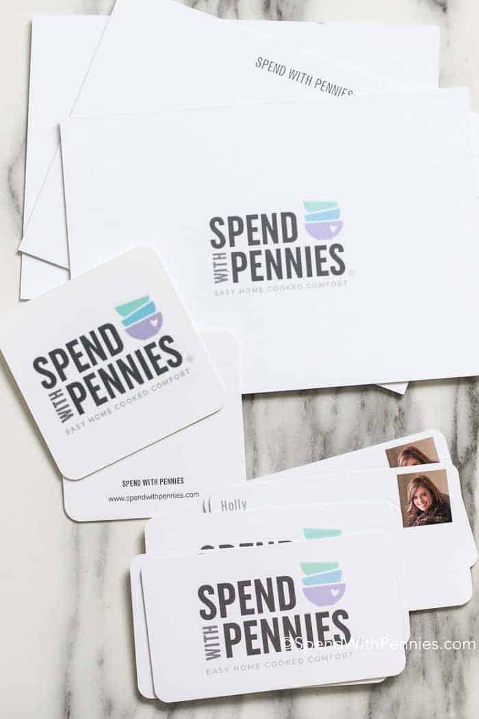 SpendWithPennies business cards