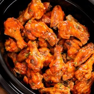 Crock Pot Chicken Wings with sauce