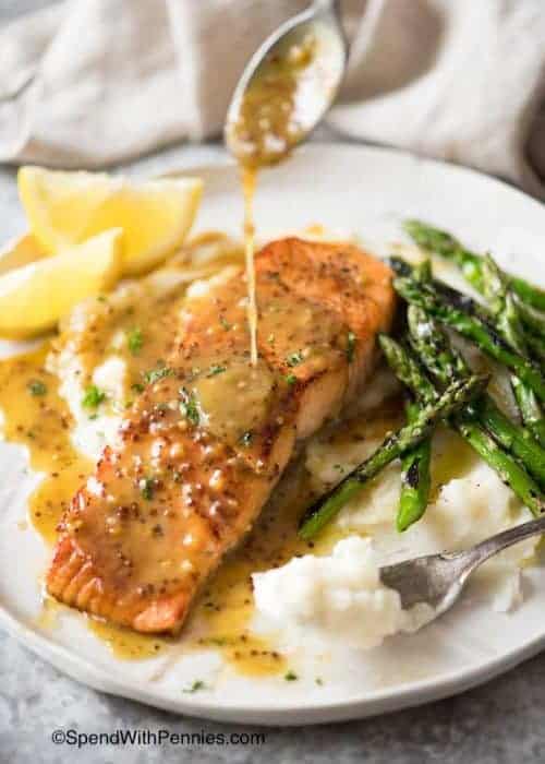 Honey Mustard Salmon Spend With Pennies