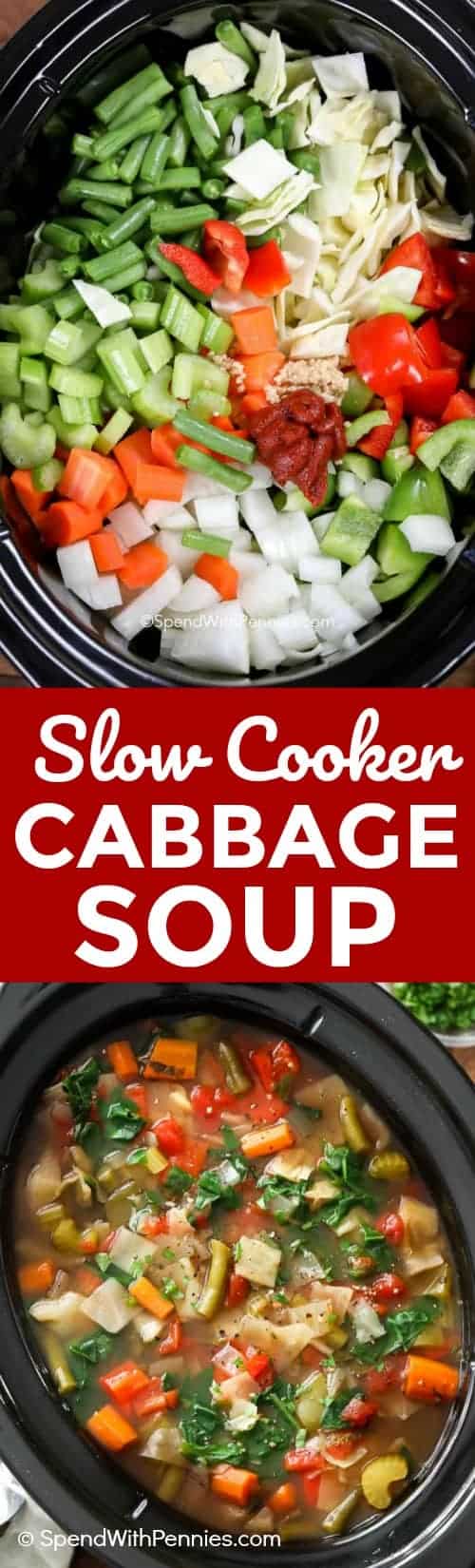 Slow Cooker Cabbage Soup Spend With Pennies