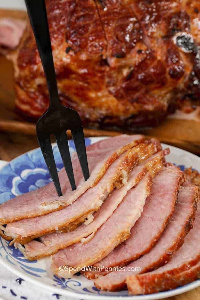 Baked Ham with Brown Sugar Glaze