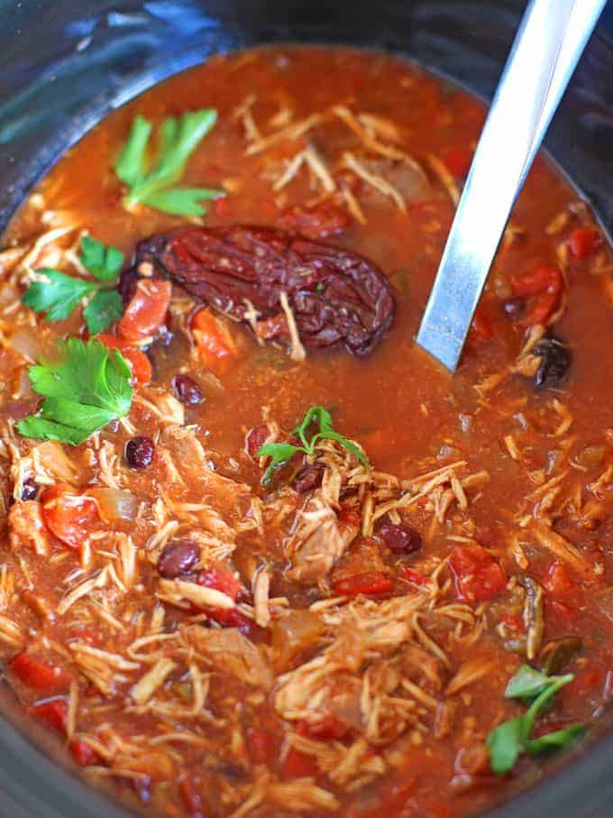 Slow Cooker Chicken Tortilla Soup