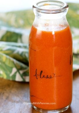 Hot Buffalo sauce in a bottle