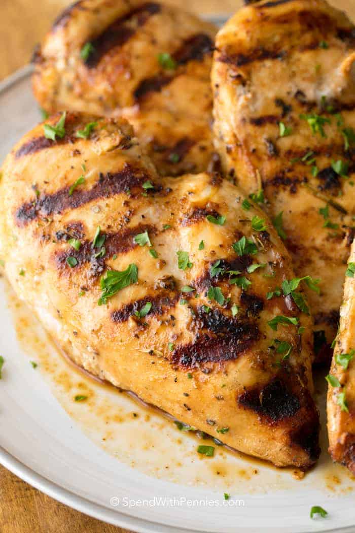 Easy Grilled Chicken Breast (Ready in 20 Minutes!) - Spend ...