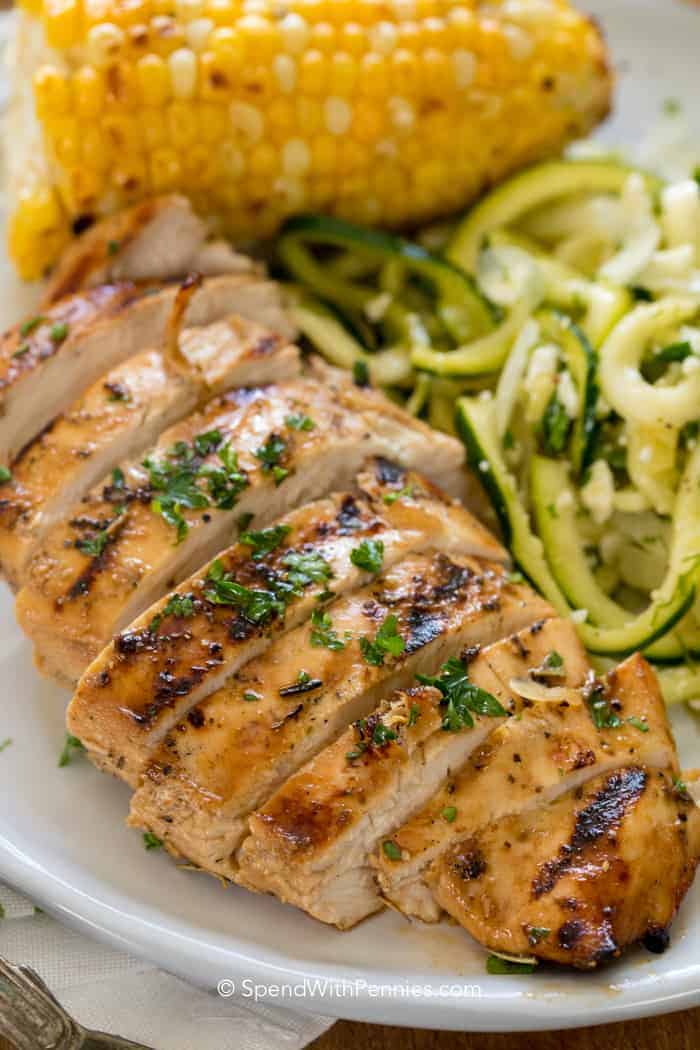 Easy Grilled Chicken Breast Ready In 20 Minutes Spend With Pennies