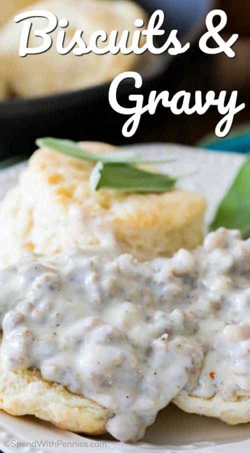 Biscuits and Gravy with a title