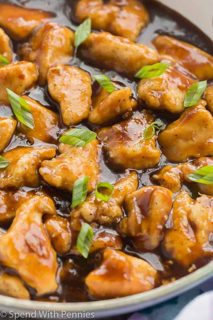 Skillet Orange Chicken Recipe 30 Min Meal Spend With Pennies