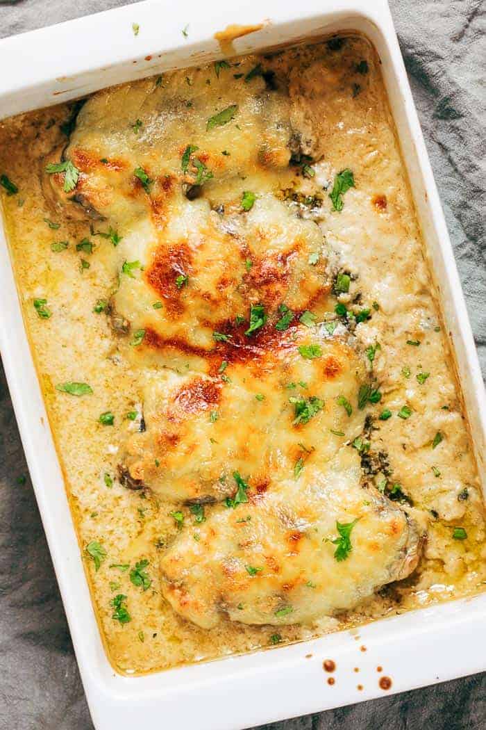 Spinach Artichoke Chicken Casserole - Spend With Pennies