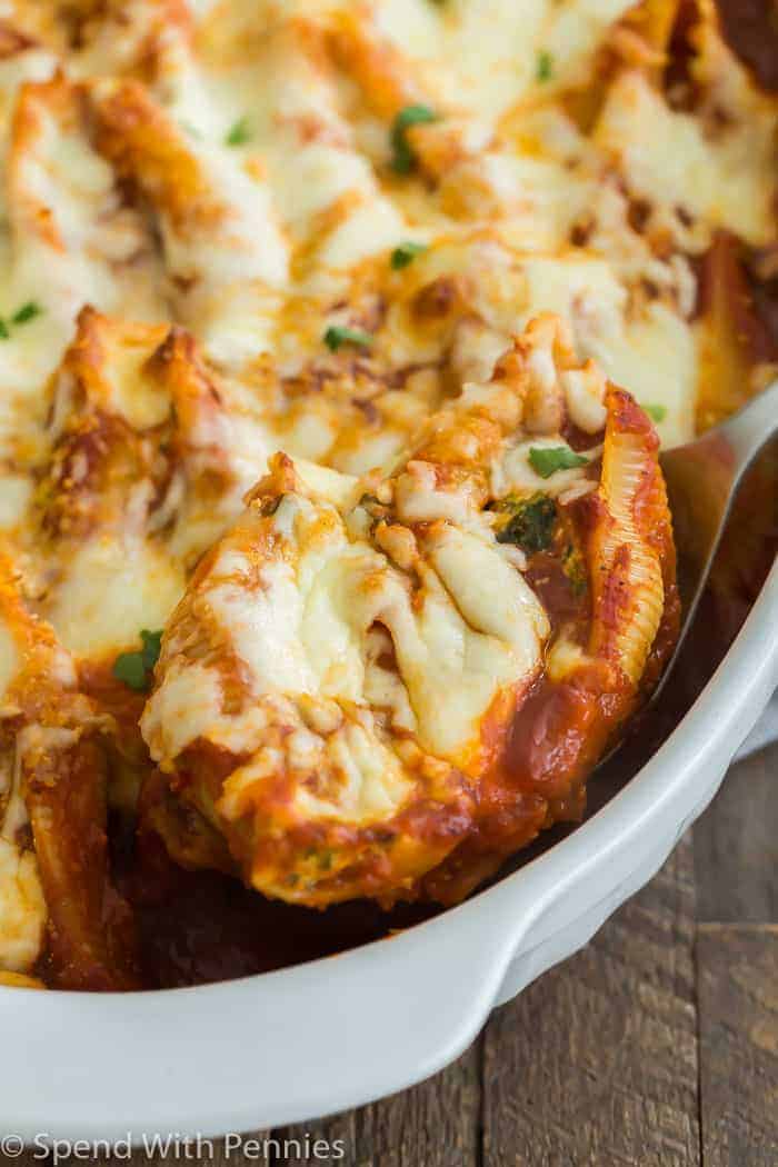 Classic Stuffed Shells Recipe Spend With Pennies