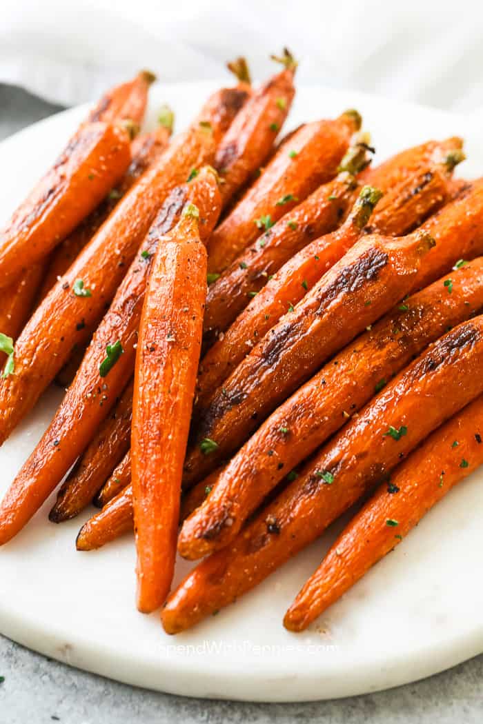 Easy Oven Roasted Carrots - Spend With Pennies