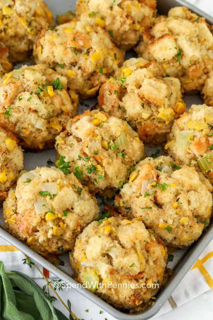 Make Ahead Corn Stuffing Recipe