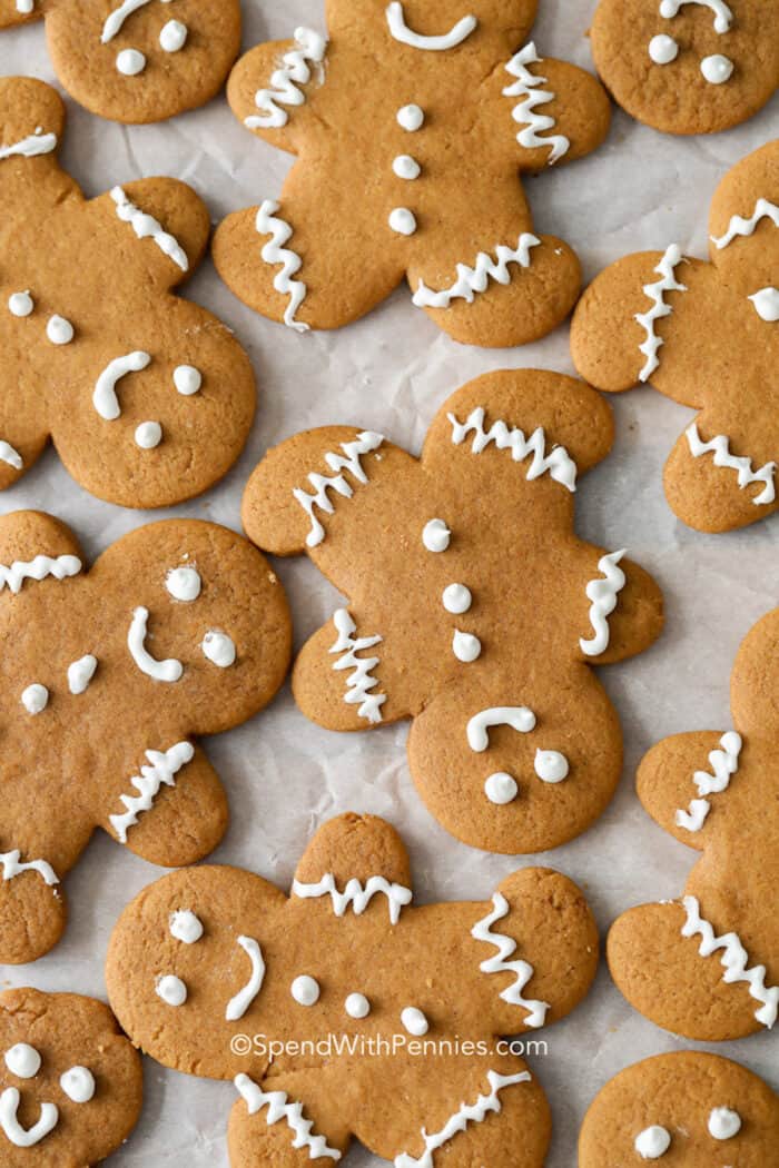 Decorated Gingerbread Cookies